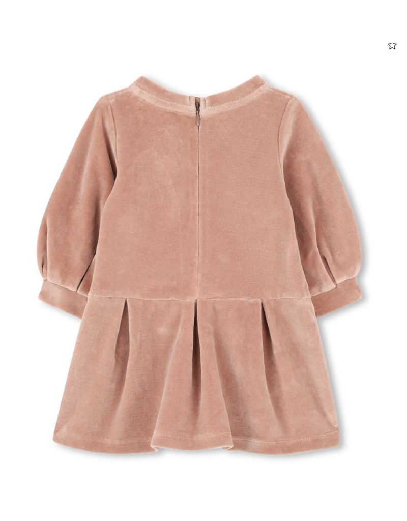 Chloé Chloé - Jurk velvet oud roze