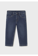 mayoral Mayoral - jeans broek met bruine accenten