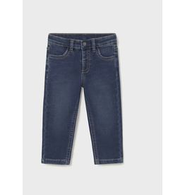 mayoral Mayoral - jeans broek met bruine accenten