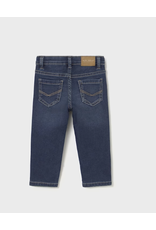 mayoral Mayoral - jeans broek met bruine accenten