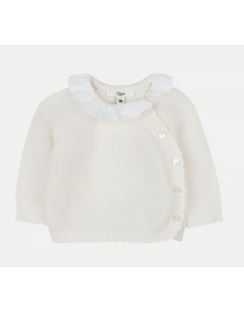Chloé Chloé - Gift box tricot set off white