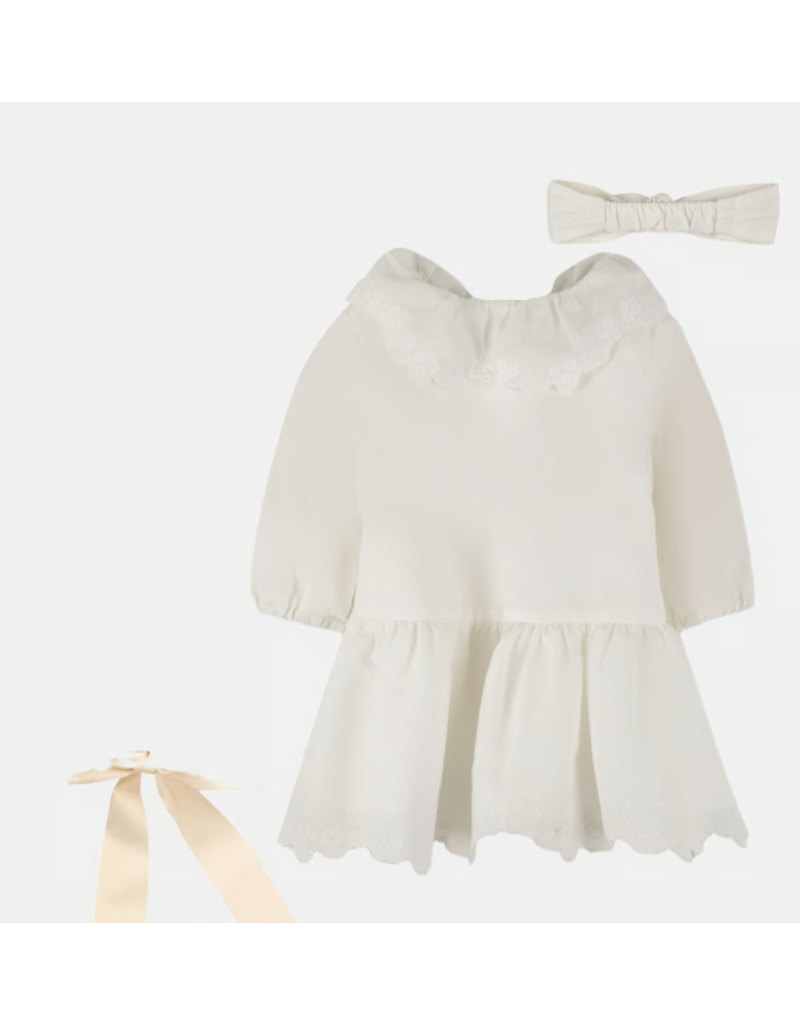 Chloé Chloé - Ceremoniekleedje met haarband in giftbox