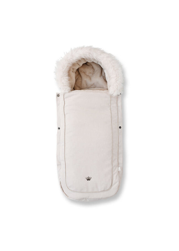 First First - Voetenzak voor kinderwagen Nolan First Class Edition beige