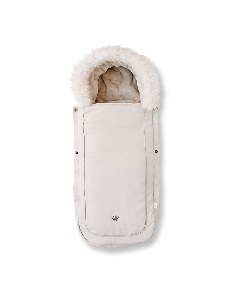 First First - Voetenzak voor kinderwagen Nolan First Class Edition beige