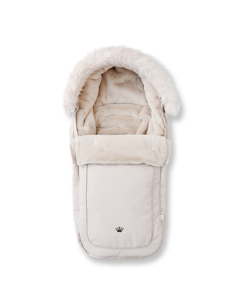First First - Voetenzak voor kinderwagen Nolan First Class Edition beige
