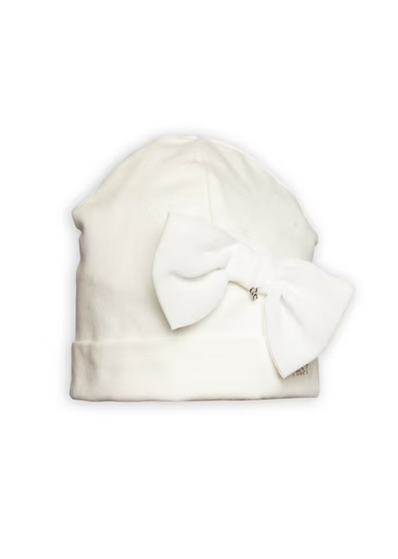 First Copy of Firts - witte muts met beige hartje