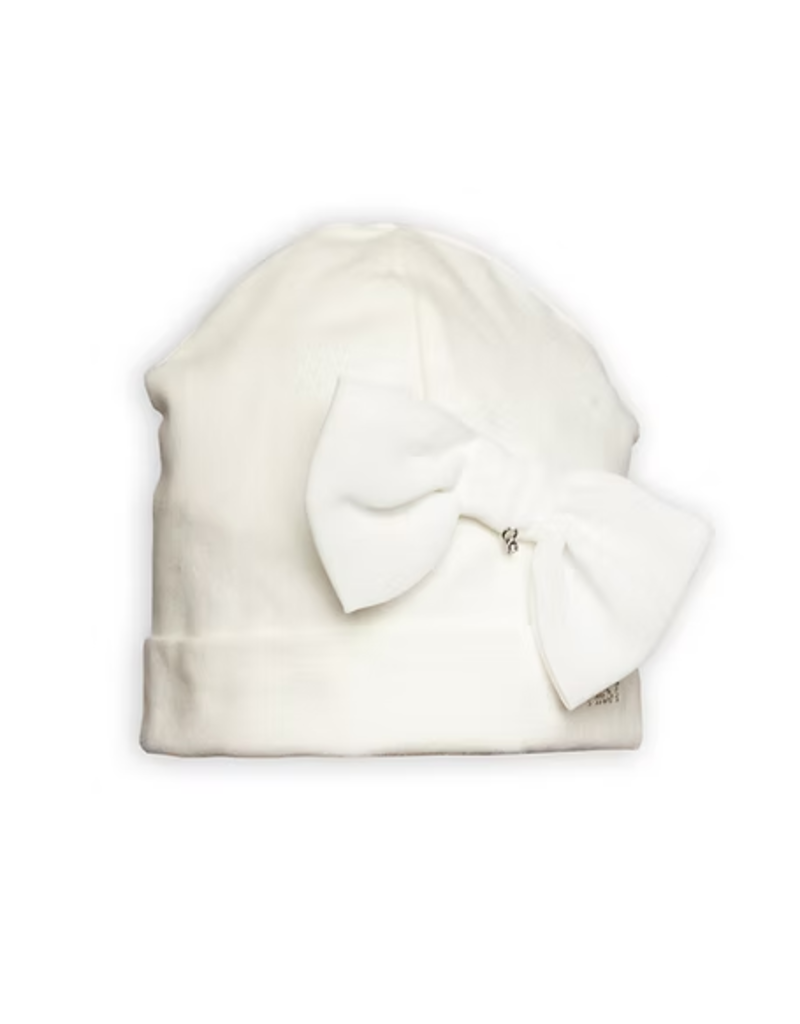 First Copy of Firts - witte muts met beige hartje