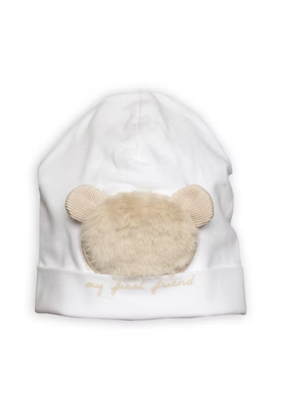 First Copy of Copy of First - off white muts met strikje en pareltje