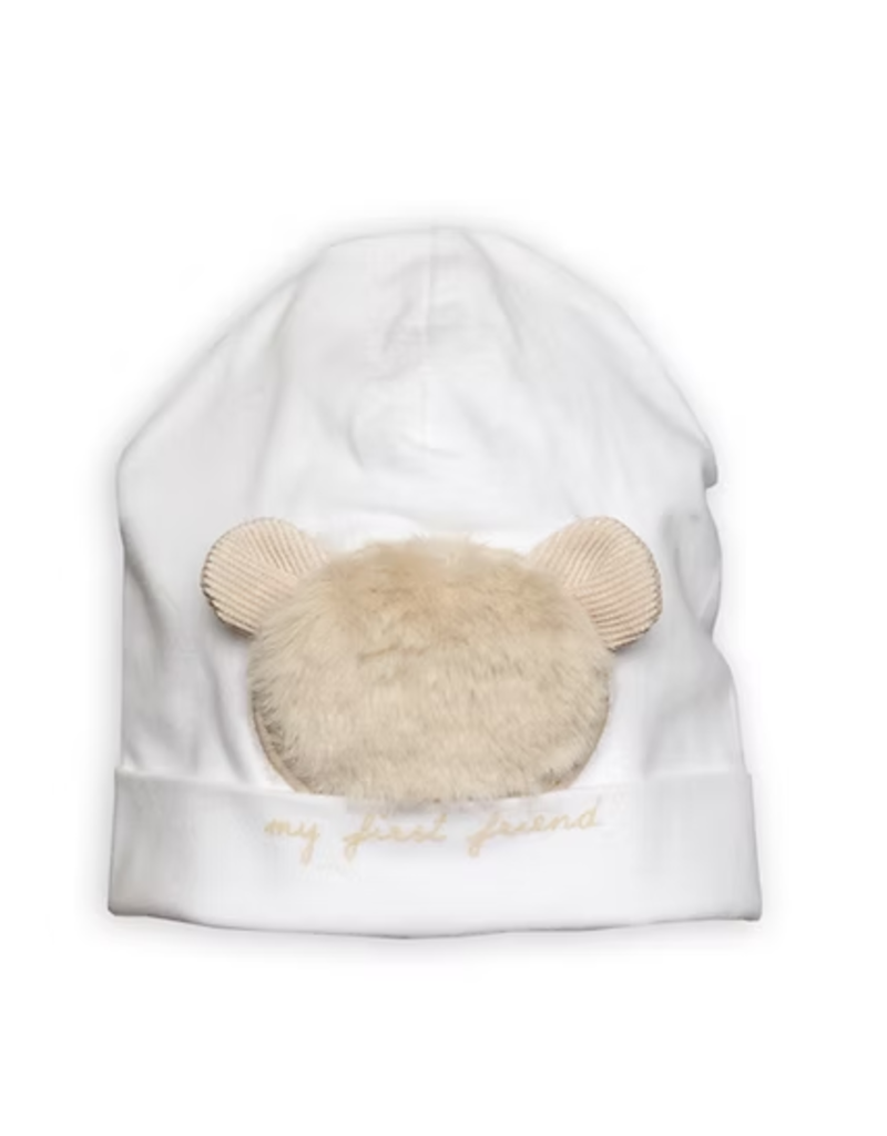 First Copy of Copy of First - off white muts met strikje en pareltje