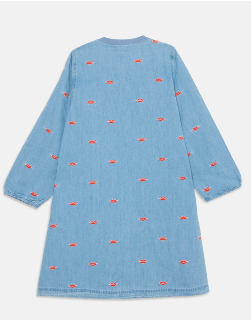 Stella McCartney Stella McCartney - Jeans kleed met kusjes