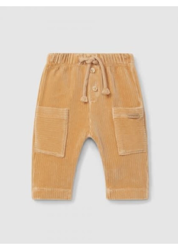 Laranjinha Laranjinha - ribbed caramel broek