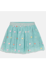 Stella McCartney Stella McCartney - Tulle rokje lichtblauw hartjes