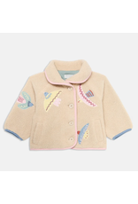 Stella McCartney Stella McCartney - Teddy fleece jas vogel