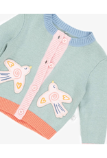 Stella McCartney Stella McCartney - cardigan pastel kleuren met vogels