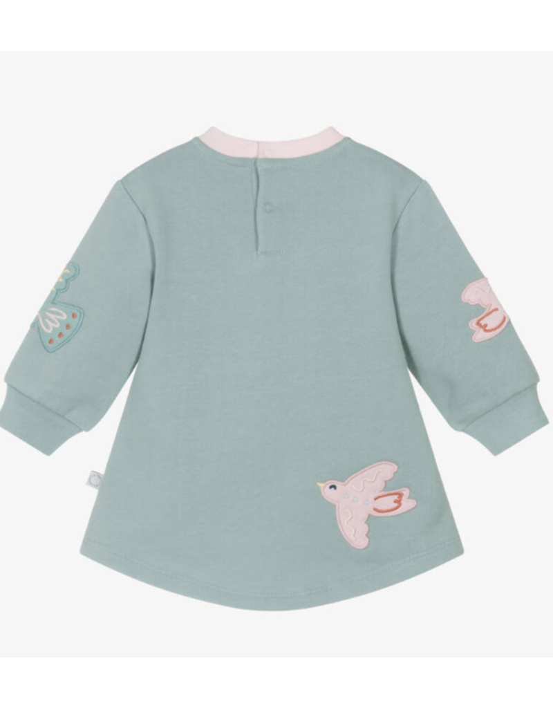 Stella McCartney Stella McCartney - swearterjurk groen-vogels