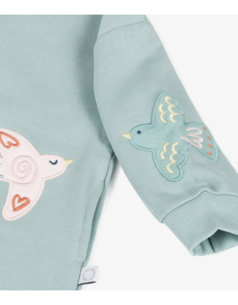 Stella McCartney Stella McCartney - swearterjurk groen-vogels