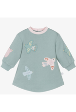 Stella McCartney Stella McCartney - swearterjurk groen-vogels