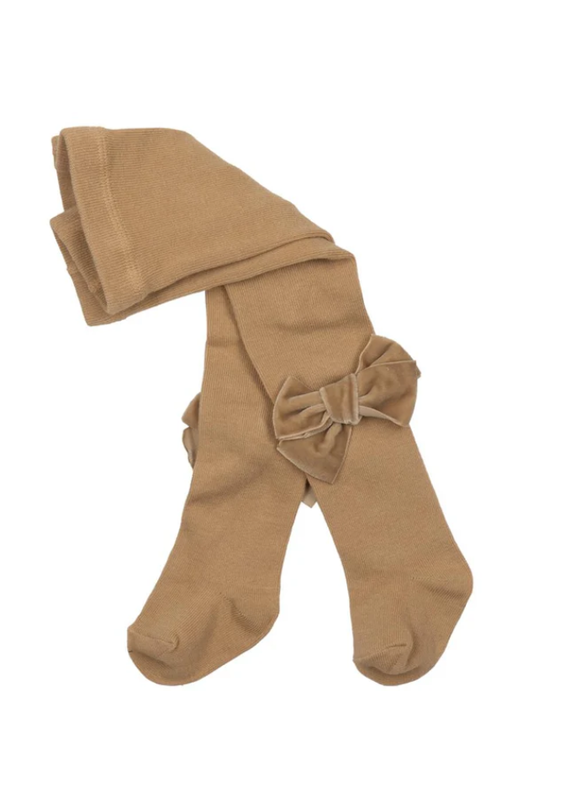 Natini Collants-bow Velvet-beige