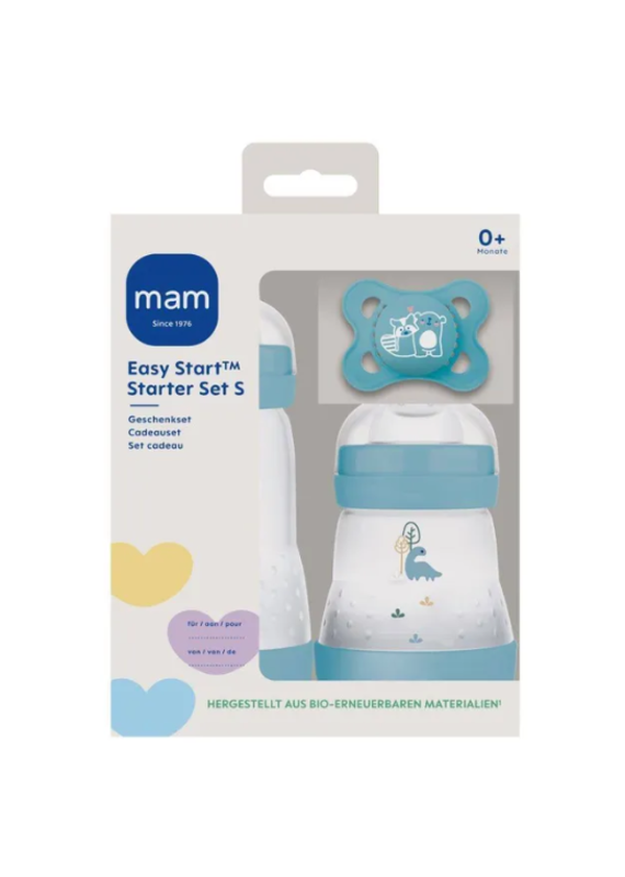 MAM MAM - Easy babyfles - starter set S - Blauw