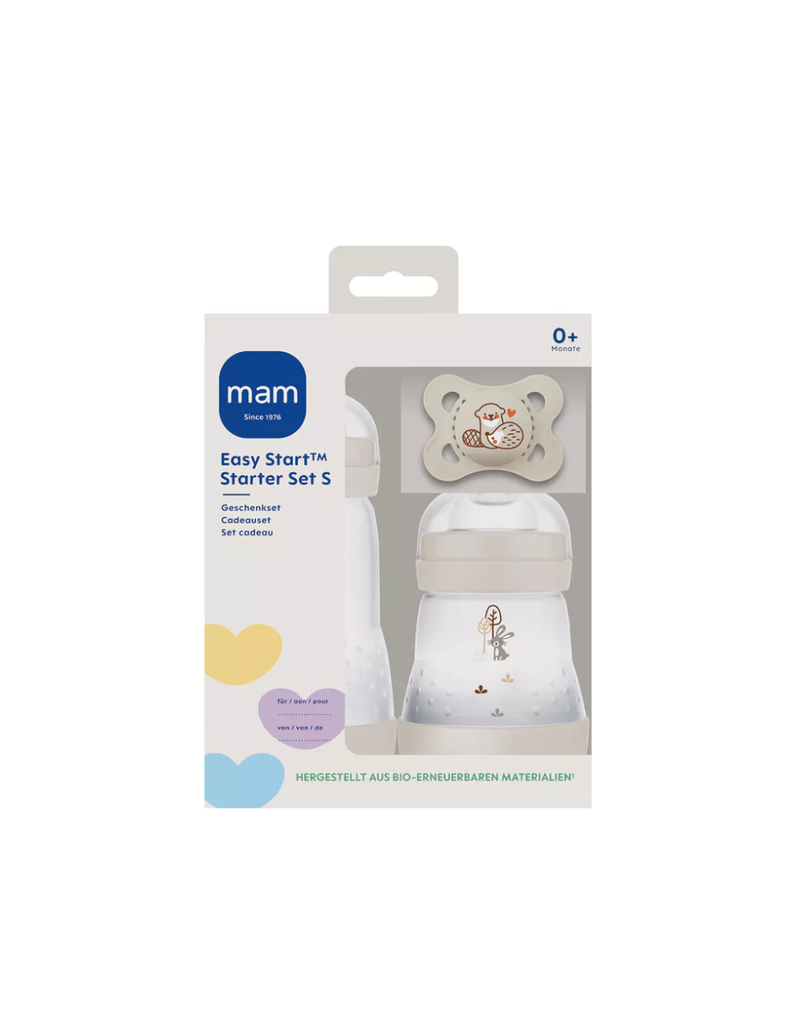 MAM MAM - Easy babyfles - starter set S - Ecru