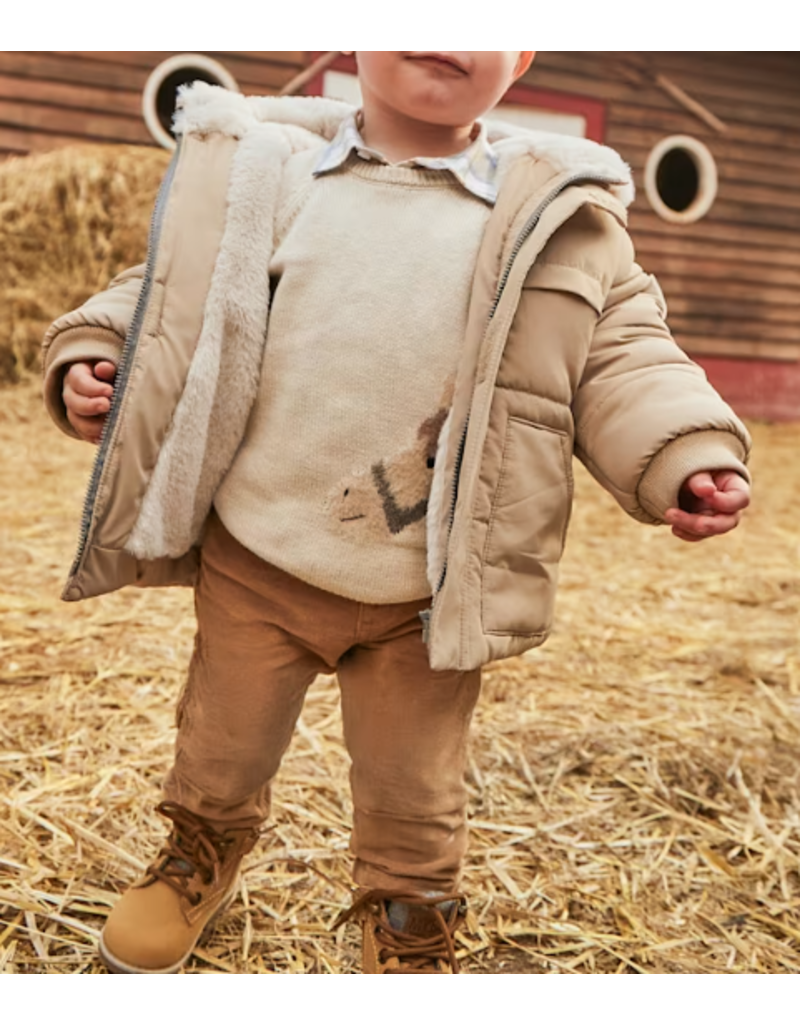 mayoral Mayoral- geribbelde broek-bruin