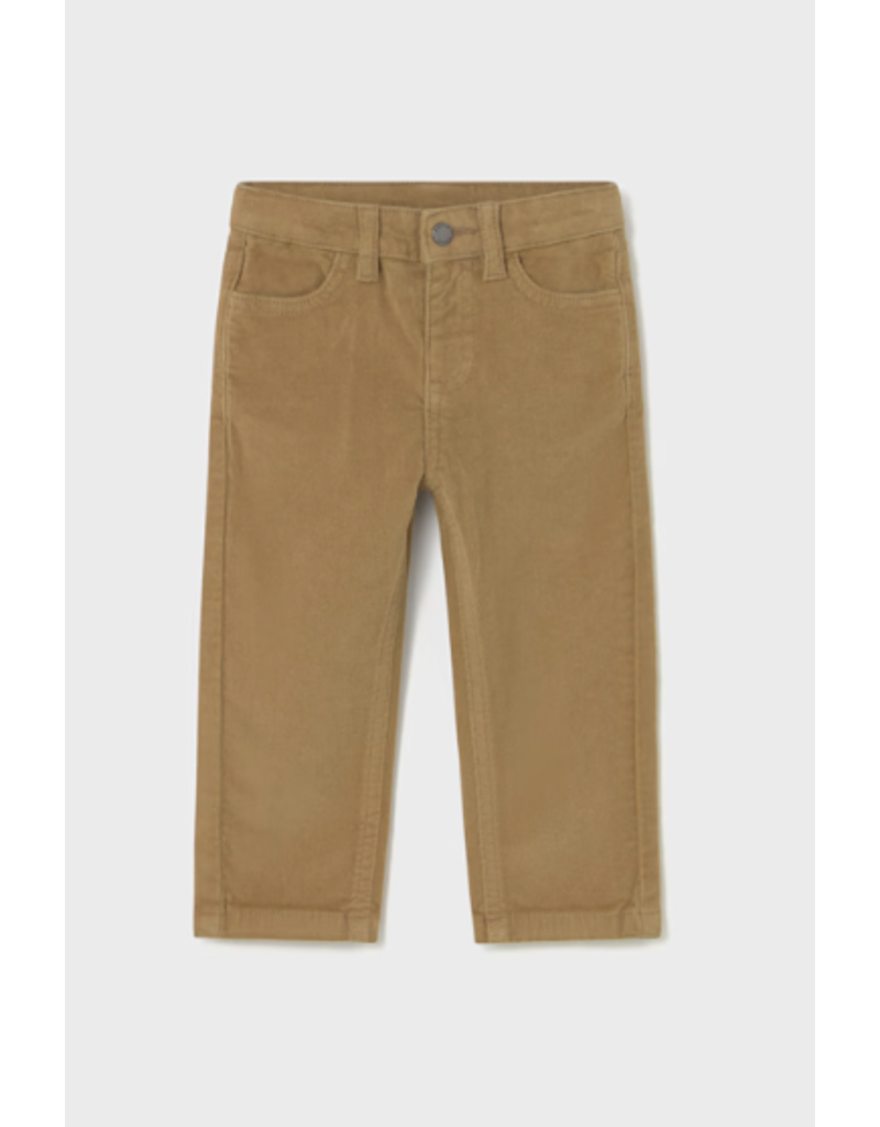 mayoral Mayoral- geribbelde broek-bruin