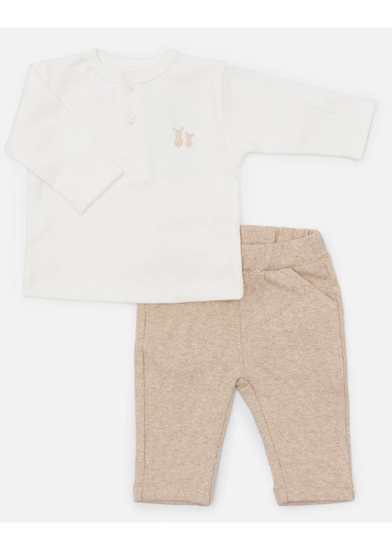 Poetree Kids Poetree - Luc baby-set rib Camel