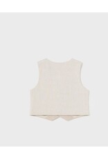 mayoral Mayoral - linnen gilet beige