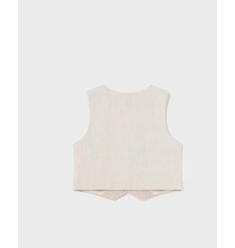 mayoral Mayoral - linnen gilet beige