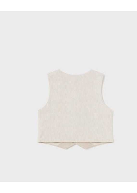mayoral Mayoral - linnen gilet beige