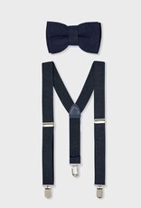 mayoral Mayoral - Ceremonieset strik en bretellen blauw