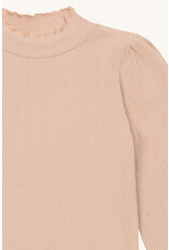 Hust and Claire Hust and Claire- T-shirt Amma- geribbeld Biscuit