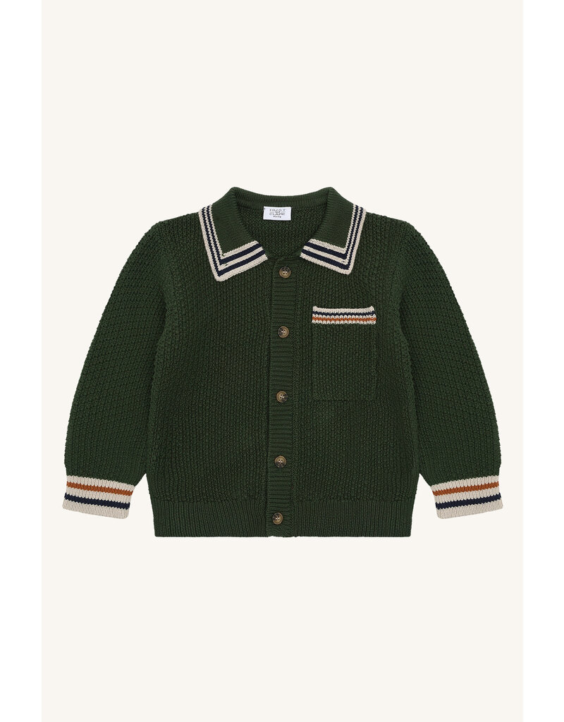 Hust and Claire Hust and Claire - Polo Cardigan Charli - groen