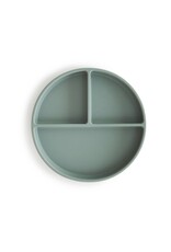 Mushie Mushie silicone bord - Cambrigde blue (groen)