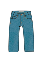 Your Wishes Your wishes-loose jeans-blauw