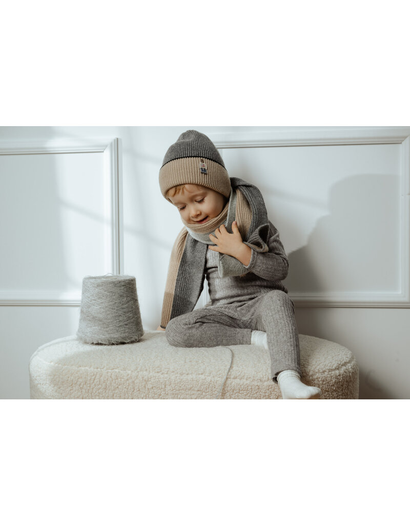 jamiks Jamiks - Sjaal Hansin (beige/grijs)