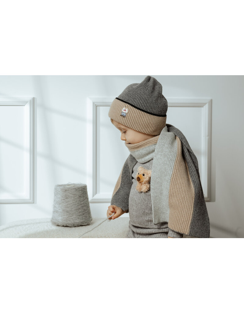 jamiks Jamiks - Muts POPS - beige/grijs