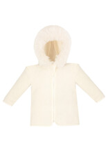 jamiks Jamiks - Jasje unisex met faux fur ecru