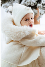 jamiks Jamiks - Jasje unisex met faux fur ecru