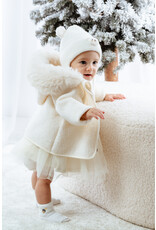 jamiks Jamiks - Jasje unisex met faux fur ecru