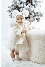 jamiks Jamiks - Jasje unisex met faux fur ecru