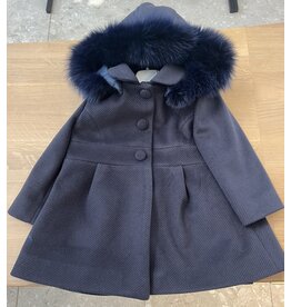 Barcellino Barcellino - jas met afneembare kap faux  fur