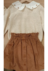 Barcellino rokje met bloes hefst kraag