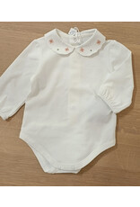 Barcellino Barcellino: body met bloemen kraag