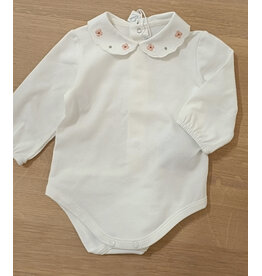 Barcellino body met bloemen kraag