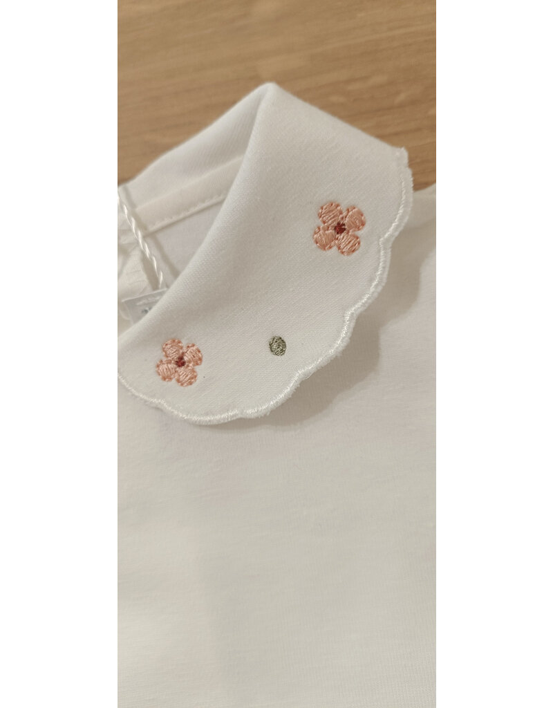 Barcellino Barcellino: body met bloemen kraag