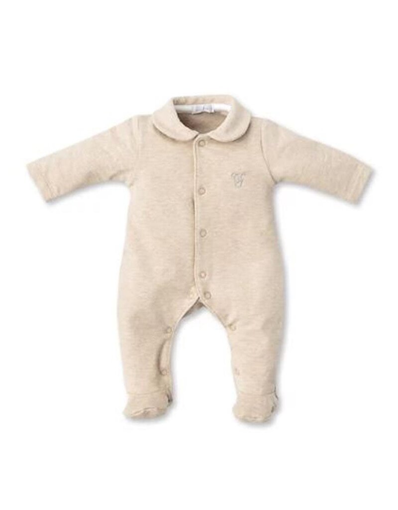First First-setje kruippakje Angel met muts- beige-56