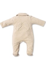 First First-setje kruippakje Angel met muts- beige-56