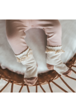 Your Wishes Your whishes - lace sokken beige/terracotta