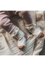 Your Wishes Your whishes - lace sokken beige/terracotta